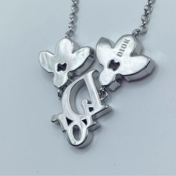 Dior Elegant Pink Crystal Necklace - Picture 9 of 13